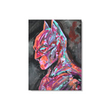 Neon Superhero Dark Knight