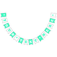 Neon Teal and White Colour | Customise