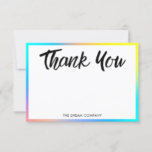 Neon Thank You Media Insert