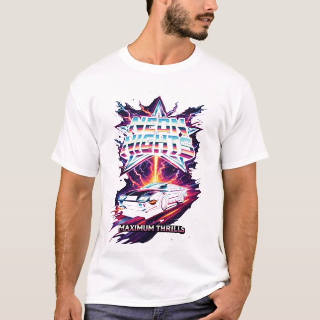 Neon Thrill Ride T-Shirt (Front)