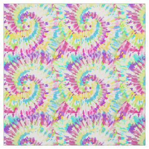 Neon Tie Dye Pattern Fabric