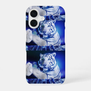 Neon Tiger DJ Phone Case – EDM Festival Cyberpunk