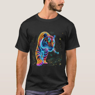 Neon Tiger Jungle Warrior T-Shirt