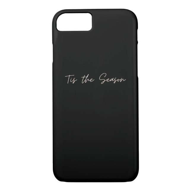Neon Tis The Season Sign Case-Mate iPhone Case (Back)