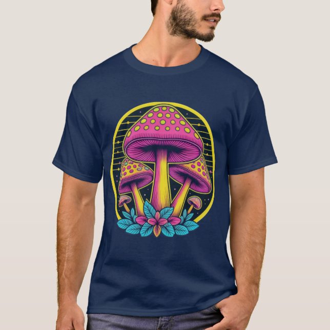 Neon Toadstool Trio T-Shirt (Front)