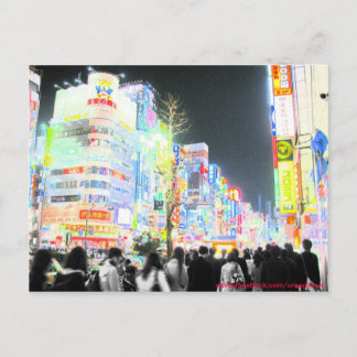 Neon Tokyo Postcard