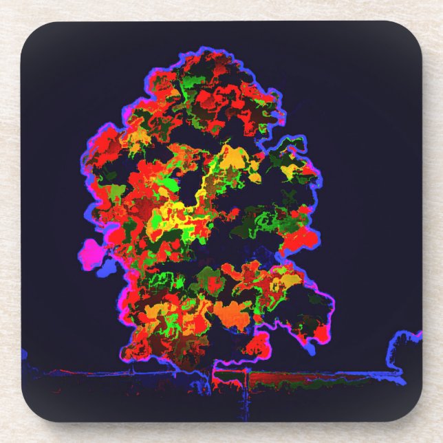 Neon Tree Explosion Coaster (Front)