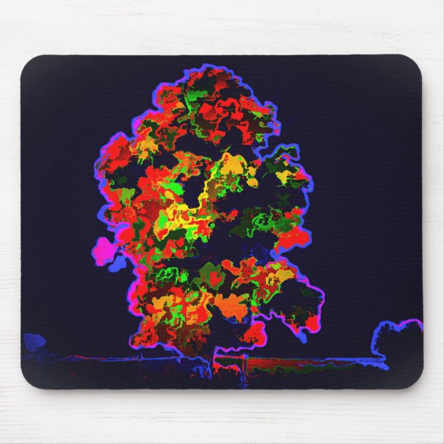 Neon Tree Explosion Mouse Pad (Front)