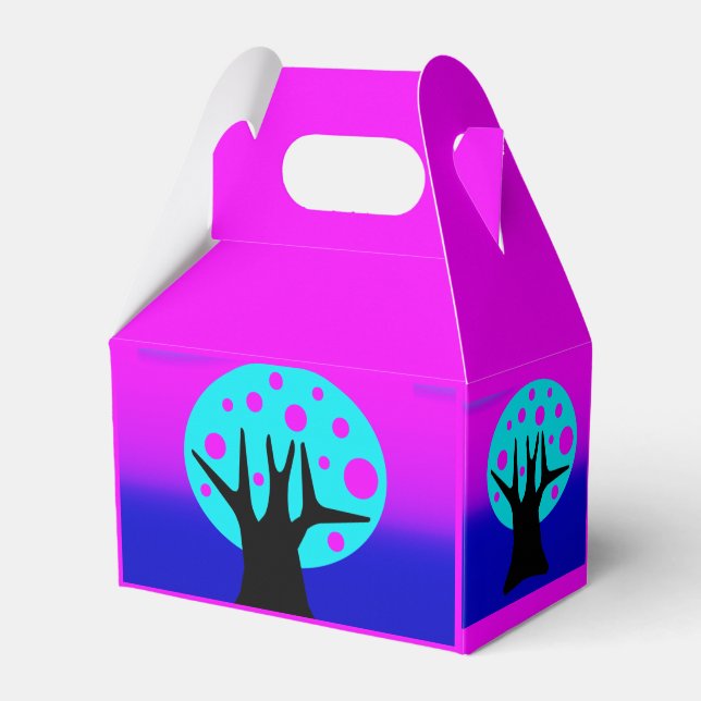 Neon Tree Favour Box (Front Side)