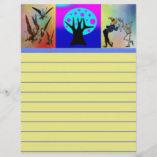 Neon Tree Stationery
