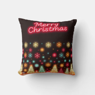 Neon Trendy Christmas Holiday Collection Cushion