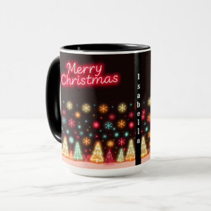 Neon Trendy Christmas Holiday Collection Mug