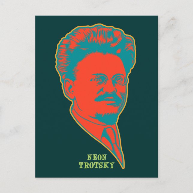 Neon Trotsky Postcard (Front)