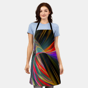 Neon Tunnel Black Apron