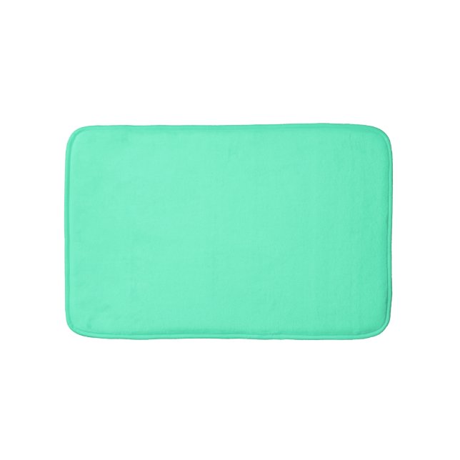 Neon Turquoise Bath Mat (Front)