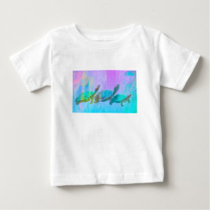 neon turtles baby T-Shirt