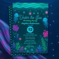 Neon Under the Sea Jellyfish Birthday Party