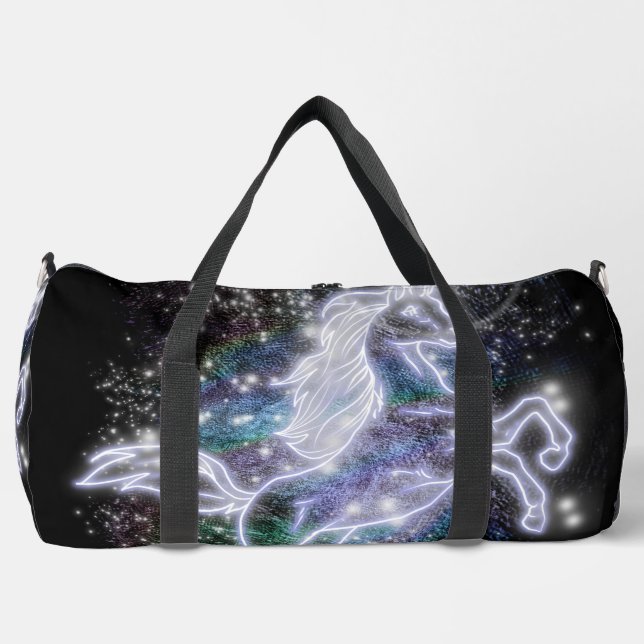 Neon Unicorn  Duffle Bag (Front)