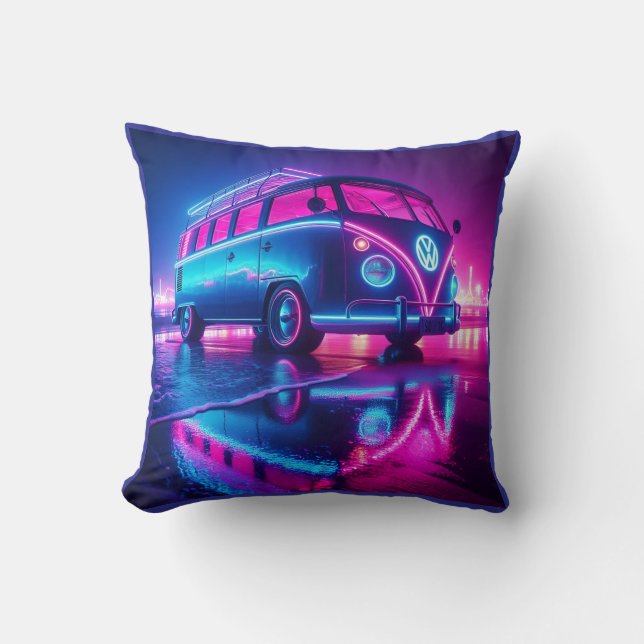 neon van life cushion (Front)