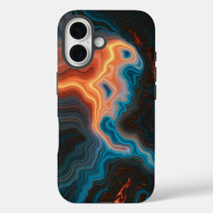 Neon Vortex Abstract  iPhone 16 Case
