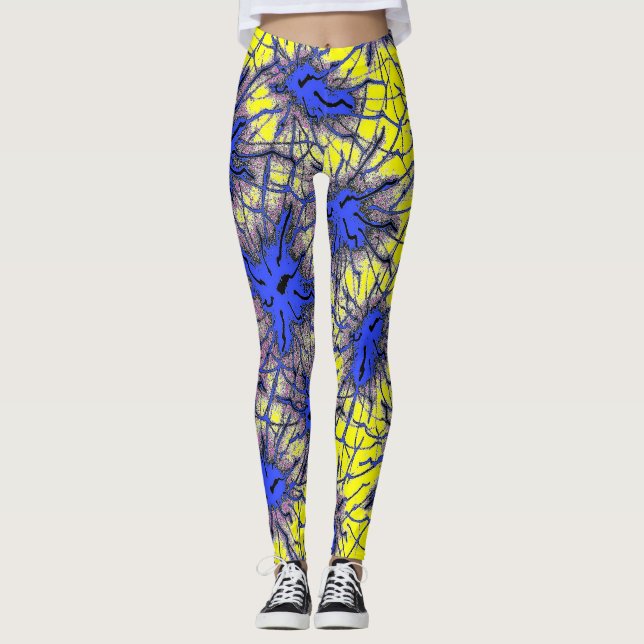 Neon Web Leggings (Front)
