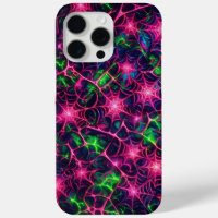 Neon web, spiderweb pattern, camouflage