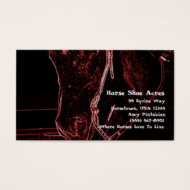 Neon Western Horse (Front)