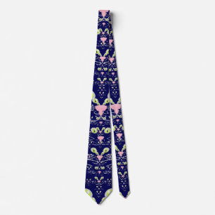 Neon whiskers and midnight blues Mug Tie