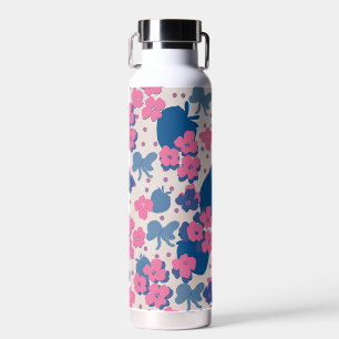 Neon Wild Flower Strawberry Water Bottle