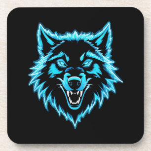 Neon Wolf Coaster