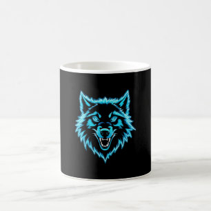 Neon Wolf Coffee Mug