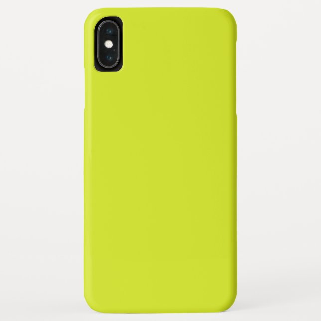 Neon Yellow Case-Mate iPhone Case (Back)