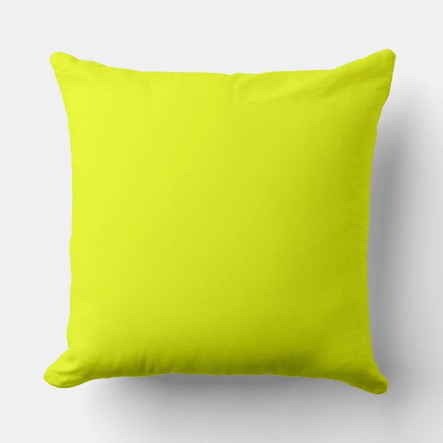 Neon Yellow Cushion (Front)