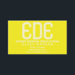Neon Yellow Minimal Business Card<br><div class="desc">Neon Yellow Minimal design. Personalise and customise. You are welcome to visit my store for more beautiful products.</div>