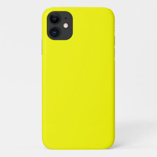 Neon Yellow Solid Colour iPhone 11 Case
