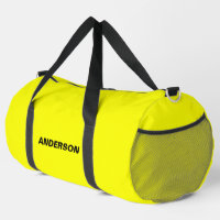 Neon Yellow Solid Colour Custom name