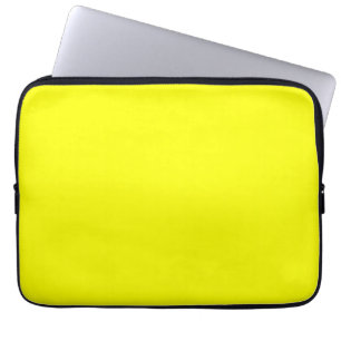 Neon Yellow Solid Colour Laptop Sleeve