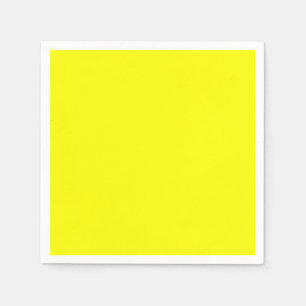 Neon Yellow Solid Colour Napkin