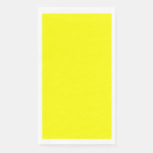 Neon Yellow Solid Colour Napkin