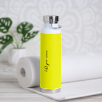 Neon Yellow Solid Colour