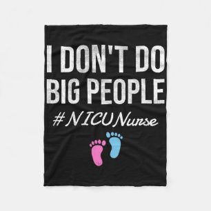Neonatal Intensive Care Unit Nicu Nurse Fleece Blanket