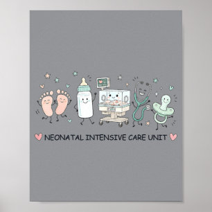 Neonatal Intensive Care Unit Nicu Nurse Nursing Poster