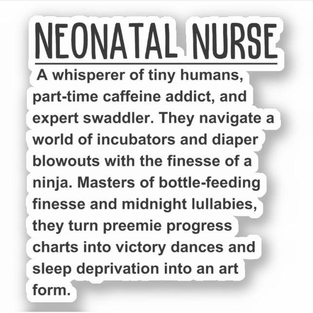 Neonatal nurse (Front)