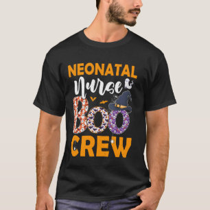 Neonatal Nurse Boo Crew Spooky Boo Ghost Halloween T-Shirt