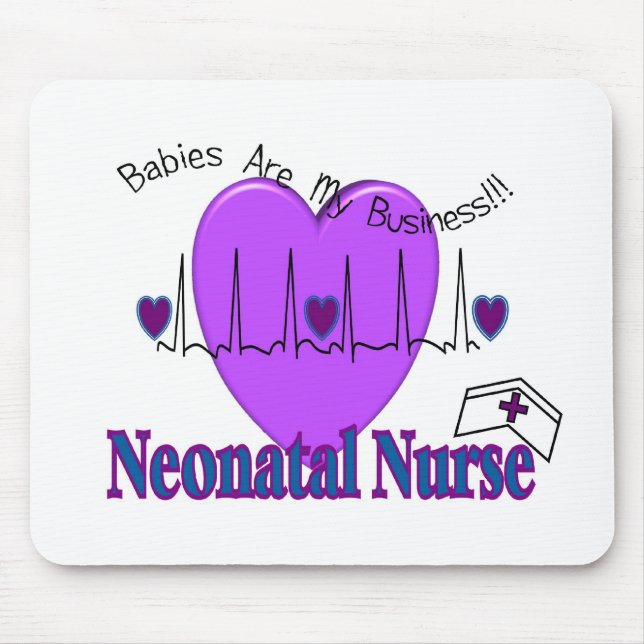 Neonatal Nurse Gift Ideas--Unique Designs Mouse Pad (Front)