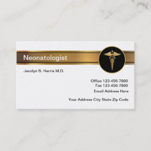 Neonatologist Medical Business Cards
