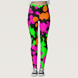 Neoncore Paint Splatter Leggings