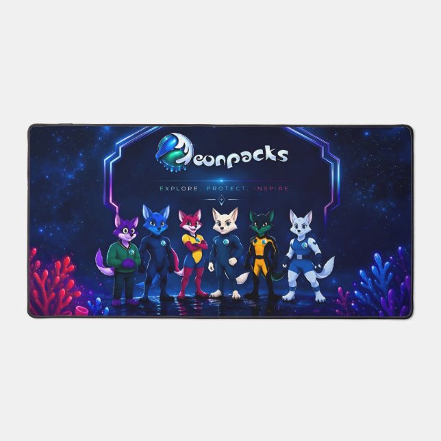 Neonpacks Desktop Mat (Front)