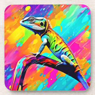 Neonscale Lizard Coaster