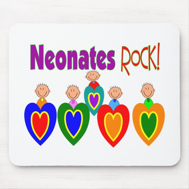 Neontal Nurse Gifts "Neonates ROCK!" Mouse Pad (Front)